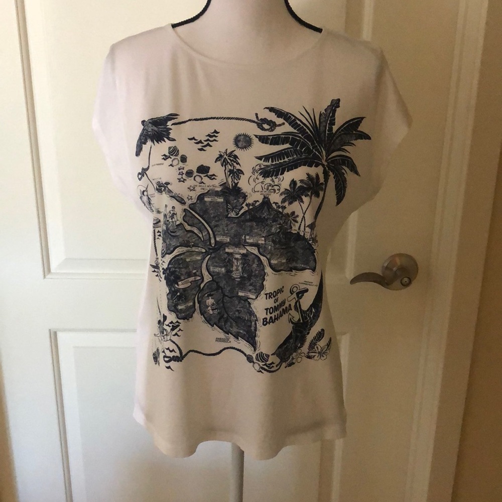 Tommy Bahama cap sleeve top